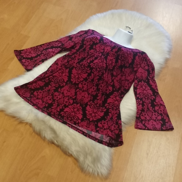 Susan Graver Printed Blouse - Picture 11 of 12